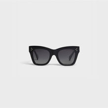 Cat Eye S004 Sunglasses - Black
