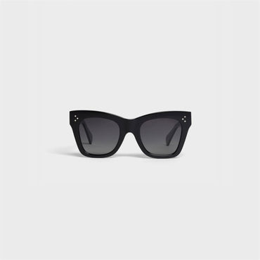 Cat Eye S004 Sunglasses - Black