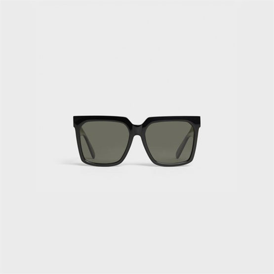 Women Oversized S055 Sunglasses - Black