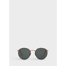 Men Metal Frame 06 Sunglasses - Havana/Green