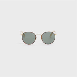 Men Metal Frame 06 Sunglasses - Havana/Green