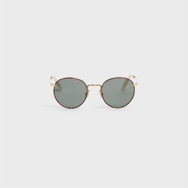 Metal Frame 06 Sunglasses - Havana/Green