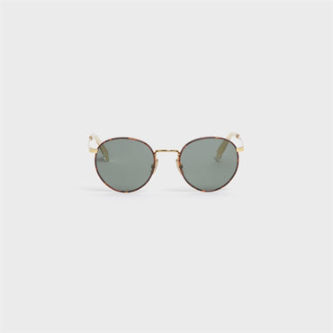 Metal Frame 06 Sunglasses - Havana/Green