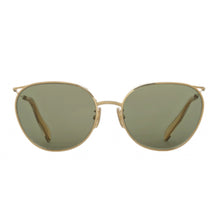 Metal Frame 11 Sunglasses - Silver/Light Green