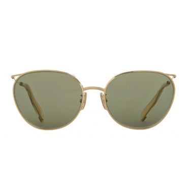 Metal Frame 11 Sunglasses - Silver/Light Green