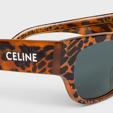 Celine Monochroms Sunglasses 1 Acetate - Leopard Havana