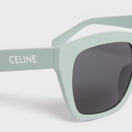 Women Celine Monochroms 03 Sunglasses - Mint