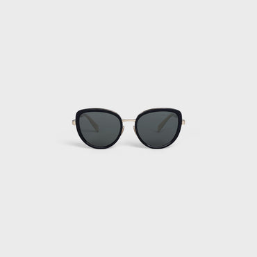 Metal Frame 22 Sunglasses - Black/Gold