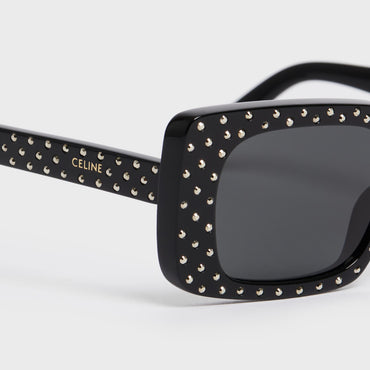 Square S213 Sunglasses - Black