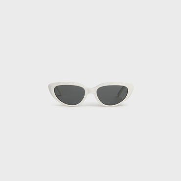 Cat Eye S220 Sunglasses - White