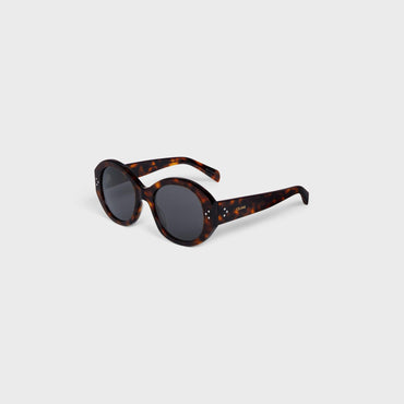 Round S240 Sunglasses - Red Havana