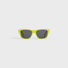 Men Celine Monochromes 05 Sunglasses - Neon Yellow