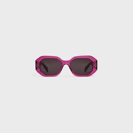 Women Square S255 Sunglasses - Transparent Cherry