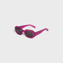 Women Square S255 Sunglasses - Transparent Cherry