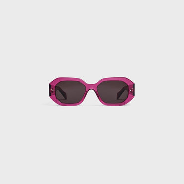 Square S255 Sunglasses - Transparent Cherry