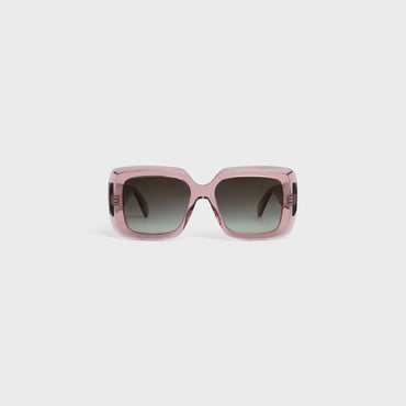 Square S263 Sunglasses - Transparent Rose Caramel