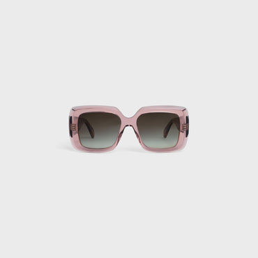 Square S263 Sunglasses - Transparent Rose Caramel