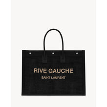 Large Rive Gauche Tote Bag - Nero