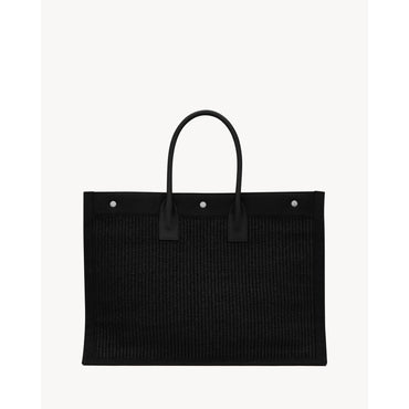 YSL BV NOE SHOP RAF.ZANZ.C/BRO - NERO/NAT.BEIG/NE/NE