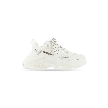 Triple S Allover Logo - White/Black