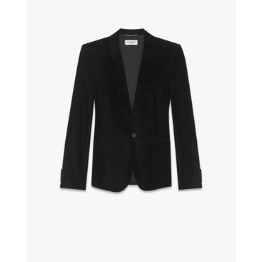 VESTE VELOURS 1 BT VELOURS CUP - NERO/NERO