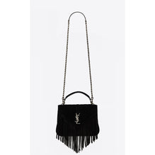 Medium College Chain Bag - Nero