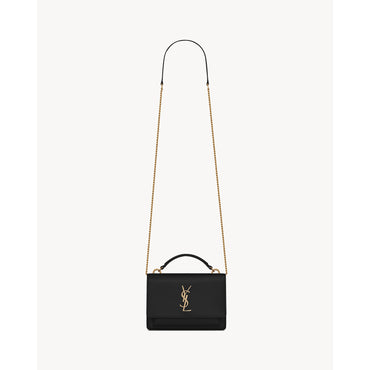Mini Sunset Top Handle Bag - Nero