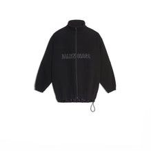 Wool Tracksuit Jacket - Black