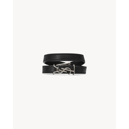 Bracelet Double Tour YSL In Box Laque - Black