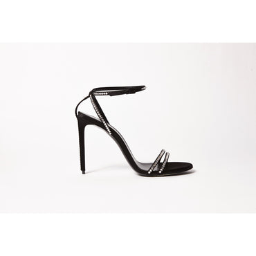 Robin 85 Ankle Strap Sandal - Nero
