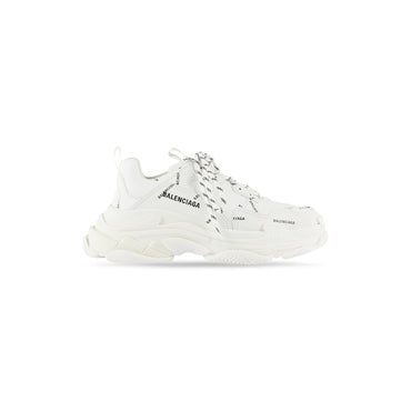 Triple S Allover Logo - White/Black
