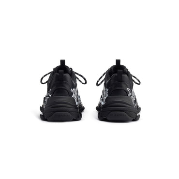 Triple S Lny Print/W - Black/White