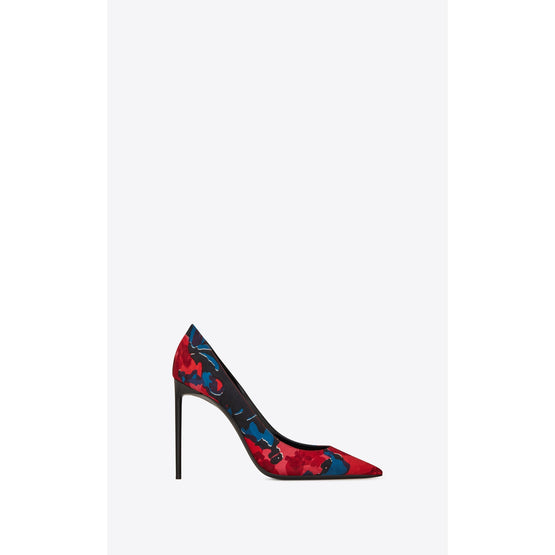 Zoe 105 Pumps - Black/Rosso/Bleu