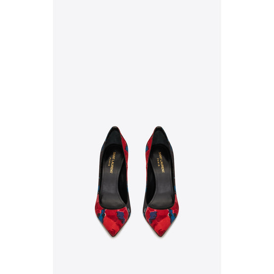 Zoe 105 Pumps - Black/Rosso/Bleu