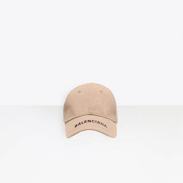 Hat Logo Visor Cap Seasonal - Beige/Black