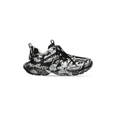 Track Graffiti/Dirty/W - Black/White