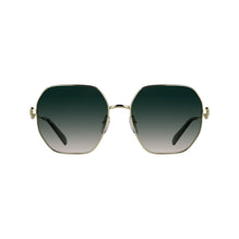 Sunglasses - Gold/Gradient green pink