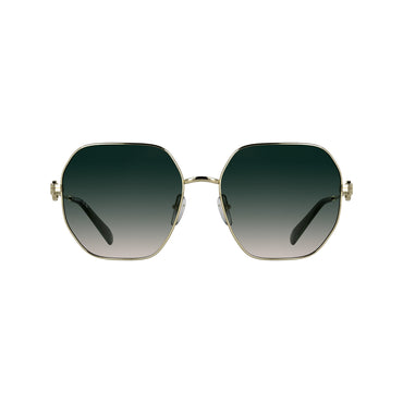 Sunglasses - Gold/Gradient green pink