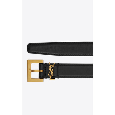 Fin Ceinture Carre Passan Cass - Nero