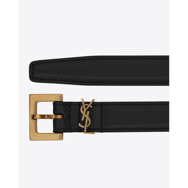 Fin Ceinture Carre Passan Cass - Nero