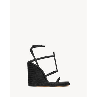 Cassandra 105 Wedge Espadrilles - Nero