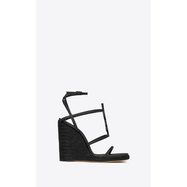 Cassandra 105 Wedge Espadrilles - Nero