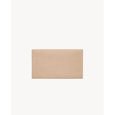 YSL POUCH MEDIUM GRAIN DE POUD - DARK BEIGE
