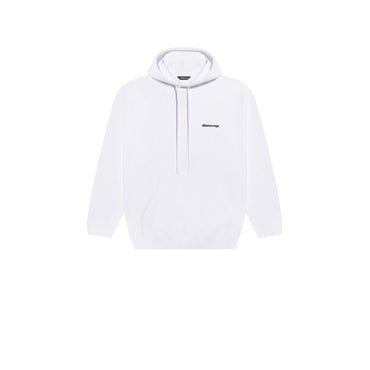 Medium Fit Hoodie - White/Black