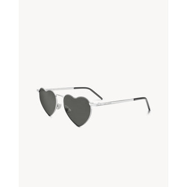 YSL NW SL 301LOU SNG METAL/MET - SILVER SILVER GREY