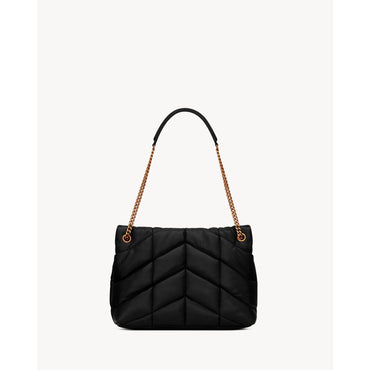 YSL BO MNG PUFFER M SINTRA SPO - NERO/GOLD