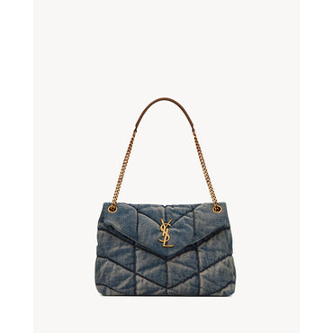 YSL BO MNG PUFFER M DENIM NIKK - RODEO BLU/CINNAMON