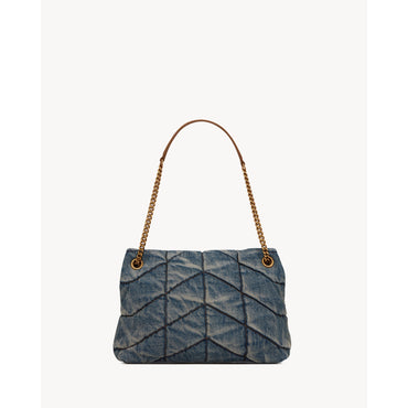 YSL BO MNG PUFFER M DENIM NIKK - RODEO BLU/CINNAMON