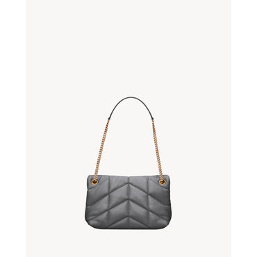 Small Puffer Chain Bag - Storm