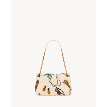 YSL BO MNG PUFFER S 7_PRINTED - POU.W/MULTI/POU.WHI